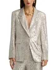 St. John Sequin Embroidery Jacket
