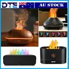 Aromatherapy Aroma Diffuser Essential Oil Humidifier LED Flame Effect for Home
