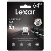 Lexar Jumpdrive S47 Plug N Stay USB 3.1 Flash Drive