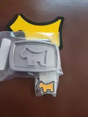 New 2013 Scotty Cameron Club Junk Yard Dog Belt Buckle, Pin & Sticker