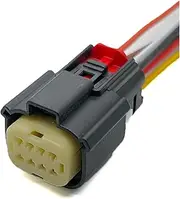 Molex 8Pin Auto Electrical Headlight Light Socket Connector Harness Engine Plug Compatible with F~rd Buick Che~rlet 33472-0801 33482-4801 (Color : 8P Female, Size : 5Pcs)