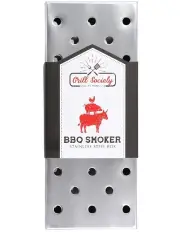 [Grill Society] Stainless Steel BBQ Smoker Box 23cm