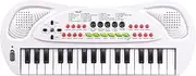 [ConCerto] 32 Keys Keyboard Piano, Mini Portable Electronic Keyboard Musical Toys Beginners 3-8 Years Old Girls Boys (White)