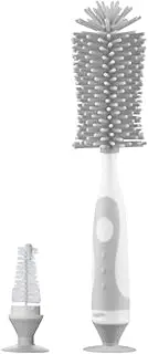 2 in 1 Silicone Bottle Brush Baby Bottle Cleaner Nipple Brush Detachable Brush Standing Brush Set for Feeding Bottles Cleaner for Narrow Neck Bottles