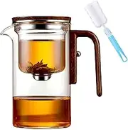 Assassins teapot Teapotmagic - Magnetic Teapot with Tea Infuser, Magic Teapot, Automatic Filtering Small Square Stemless Elegant Tea Cup, Teapoter - Magnetic Teapot with Tea Infuser(500ml)