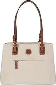 [Bric's] X Travel Shopper Bag - Medium Handbag with Genuine Leather Straps - Can be worn Over the Shoulder or Cross Body
