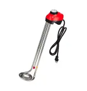 1300W Immersion Heater, Water Heater with Adjustable Thermostat, Water Level ...