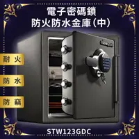 在飛比找樂天市場購物網優惠-安全保障！台灣金庫王 STW123GDC 電子密碼鎖防火防水