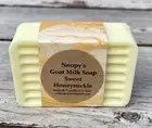2 Bars Skin Softening Goat Milk Soap SWEET HONEYSUCKLE Scented NOOPYS Emollients