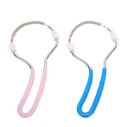 2pcs Spring Facial Hair Remover Women Portable Threading Face Epilator for Upper Lip Chin Cheeks