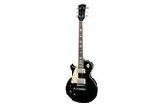 Left Hand Full Size Electric Guitar LP Style 6 String Linden Humbuckers Black EL-LC-BLK