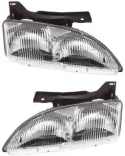 Driver and Passenger Side Headlight For Chevrolet Cavalier 1995-1999 (for: Chevrolet)
