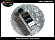SILVER Metal Flake 2oz Small - Hex 004, Automotive Custom plasti dip, HotRod