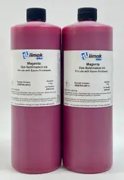 Magenta Dye Sublimation Ink 1kg for Epson Printheads Set of 2