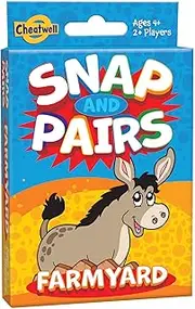 Cheatwell Snap Pairs Farmyard Cards Game