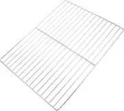 Stainless Steel BBQ Grill Net Multi Purpose Cooking Grate for Outdoor Grilling for Meat Vegetables Seafood and More Durable Mesh BBQ Mat