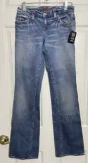 Blue Cult Bootcut Distressed Blue Jeans Sz 24 pants