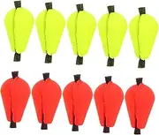 Totority Fishing Float Beads Set 20pcs Teardrop Floats for Fly Fishing Accessory Kit