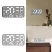 Digital Wall Clock Alarm Settings Table Clock for Bedroom Home Classroom