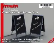 MAiM 1/35 Billboard / Werbetafel (Text: open / closed)