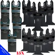 15 Saw Blade Oscillating Multi Tool Porter Cable Bosch Dremel Fein Dewalt Ridgid