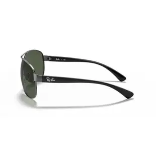 【RayBan】雷朋 飛行員太陽眼鏡 RB3386 004/71 67mm 橢圓框墨鏡 槍灰框/綠色鏡片