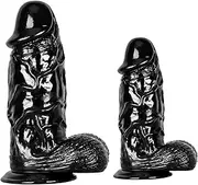 10 cm Diameter Thick Dildo, Extra Large Anal Plug Dildos with Suction Cup Prostate Massage Anus Dilator Penis Replica Masturbation Sex Toys for Women Men(L)