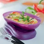 New Tupperware Microwave Omelette Maker Egg Breakfast Purple