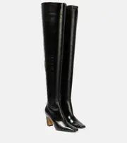 [Khaite] Khaite Marfa leather over-the-knee boots AU 10 black