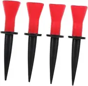 Gogogmee 4Pcs Elastic Golf Ball Tees Soft Holders for Practice Convenient Golf Supplies and Accessories Lightweight Design for