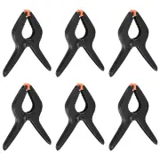 6Pcs Plastic Spring Clamps Heavy Clip 7.8" Professional Muslin Clamp