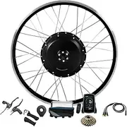 TDR 48V 1500W 26 Inch Rear Hub Electric Bike Conversion Kit DIY E-Bicycle, Intelligent LCD Display Twist Throttle Pedal Assist System