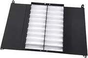 [kokiya] Glasses Display Box Sunglasses Organizer Storage 20 Compartment Stackable Fashion Practical Eyewear Case for Desk Hosuehold