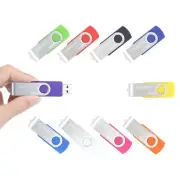 32GB USB Flash Drive 10 Pack 32GB Thumb Drives Swivel Design USB 2.0 Memory S...