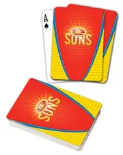 Gold Coast Suns AFL Aussie Rules Deck Playing Cards Poker Cards Xmas Gift