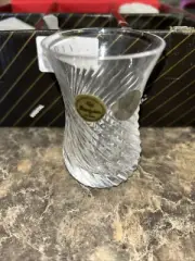 pasabahce glassware kristal Elegant 3.18 “ set of six Turkish Tea Glasses