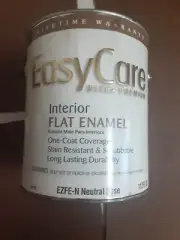EasyCare Ultra Premium Interior paint + primer flat enamel EZFE-N Neutral 3qts