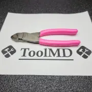 Snap-on Tools USA NEW HOT PINK Soft Grip 7" VectorEdge Diagonal Cutter 87ACF