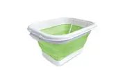 Roger Armstrong 49.5cm 21L Multi-Purpose Folding Storage Bath Tub w Lid Green