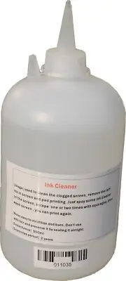 Brand New 500ml Silk Screen Printing Ink Cleaner Pigment Clean Two Bottles