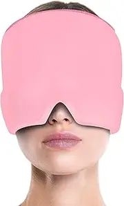 Migraine Cap Gel Ice Pack for Alleviating Headache, Puffy Eyes, Tension, Sinus, Stress, Cold and Hot Head Wrap for Easing Pain