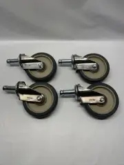 Set of 4 Metro Rack 5" Casters Full Swivel BRAND NEW