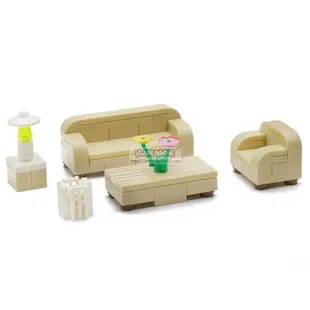 積木玩具 【沙發】 客廳場景 四色可選 單人座沙發 桌子 檯燈 RB259 城市積木 B4 食物玩具 城市積木