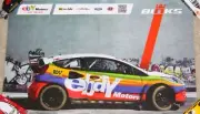 2012 David Binks Ebay Motors Ford Fiesta Global RallyCross GRC poster