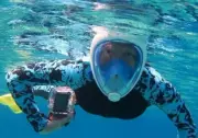 Full Face Mask Swimming Underwater Diving Snorkel Scuba S/M L/XL Wit GoPro Mount