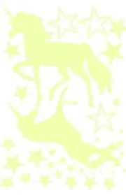 Glow in dark Small Unicorns Wall Stickers - AW0073