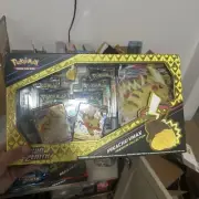 Crown Zenith Pikachu VMAX Premium Collection Box Sealed Pokemon 7 Booster Packs
