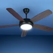 Devanti 52'' Ceiling Fans, Fan Lights and Remote for Bedroom Living Room Indoor,
