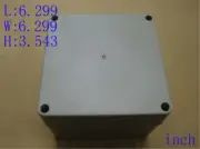 1pc Plastic Project Box Enclosure Case Electronic DIY 6.299"x6.299"x3.543"
