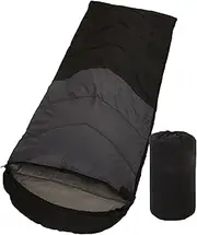 Sleeping Bags for Adults Backpacking Sleeping Bag Lightweight Waterproof- Cold Weather Sleeping Bag for Girls Boys Mens for Warm Camping Hiking Travel (Color : Black Gray, Size : 1650g)